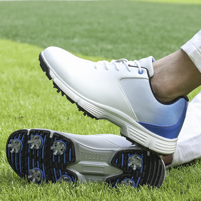Best Selling Customized Logo Water Proof Golf Shoes,Golf Shoes with Spikes of Different Sizes