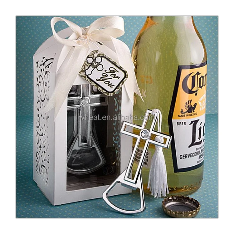 Gift Brilliantly Packaged Cross Bottle Opener