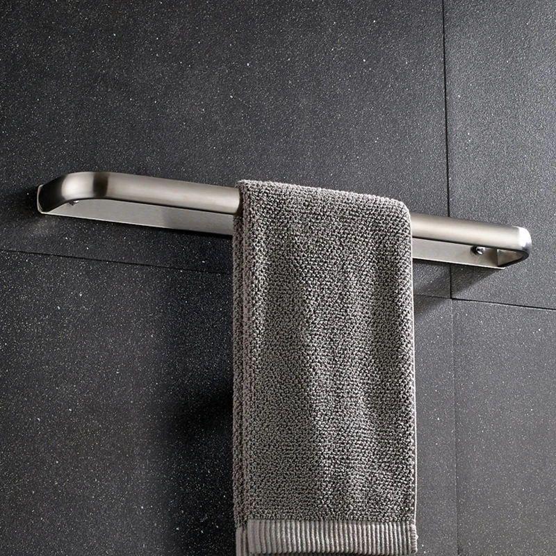 304 Stainless Steel Single Towel Bar Towel Holder Towel Rail Shiny/Brushed Polishing