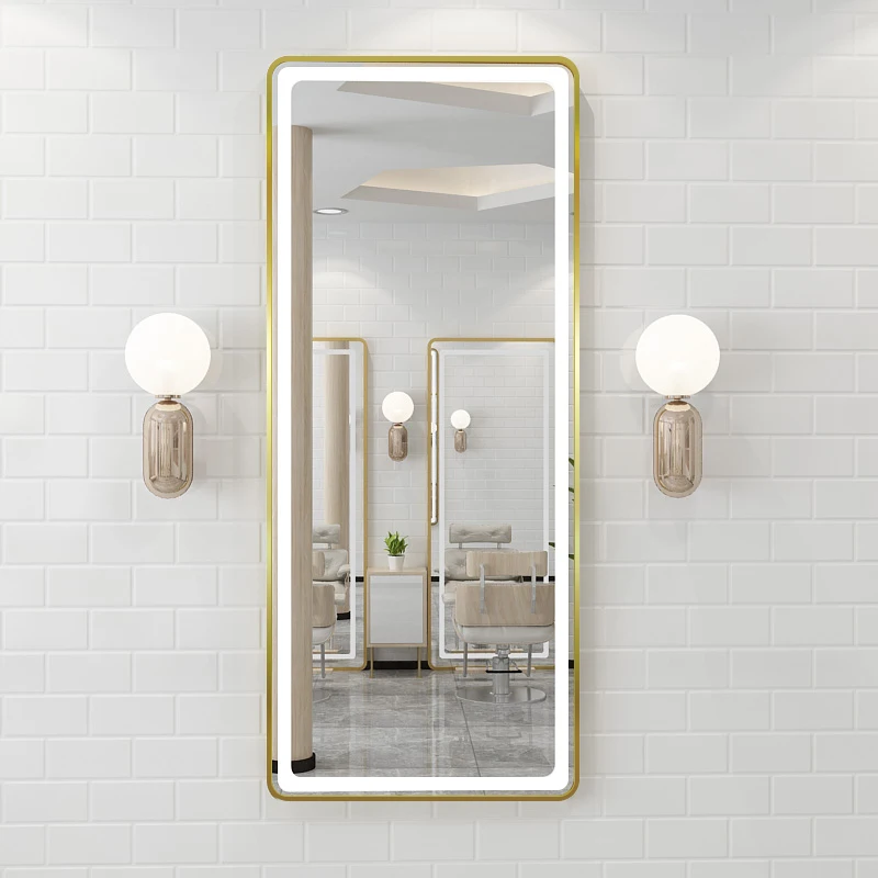 China supplier led bathroom backlit mirror with sensor switch and clock