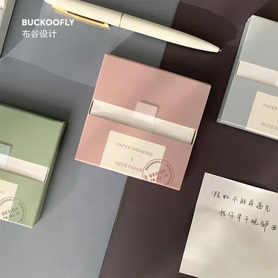 Custom logo High quality novelty unique paper pack sticky notes set