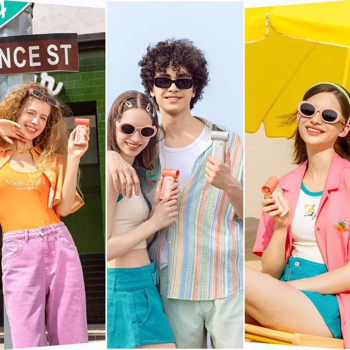 JISULIFE Handheld Turbo Fan Life9 Powerful Portable 40000 RPM 5000mAh USB Rechargeable Mini Fan 5 Speeds 22H Max Cooling Time