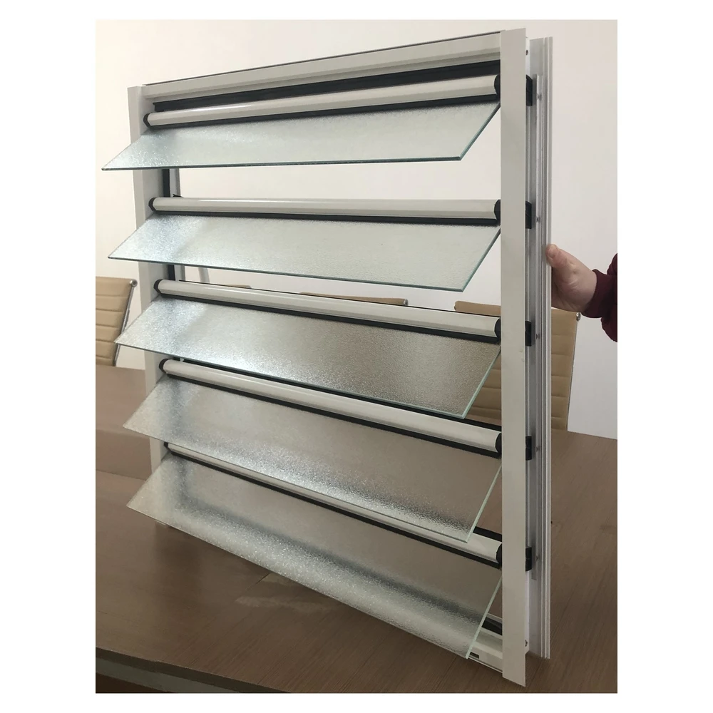 South American louver windows with fly screen/aluminum louver window glass