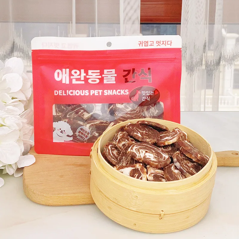 Top selling pet food LOW MOQ Air dried pet treats 200g/bag