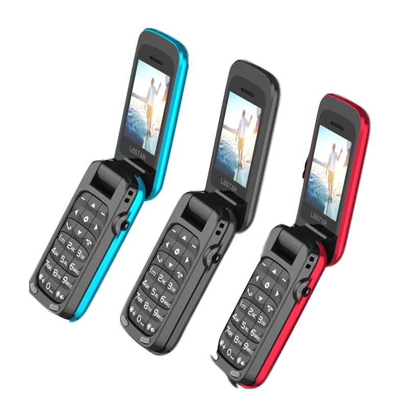 
Newest arrival L8star BM60 Mini Flip Music Phone Mobile phone FM Radio Magic Voice changer 3.5 Earphone Jack Mp3 