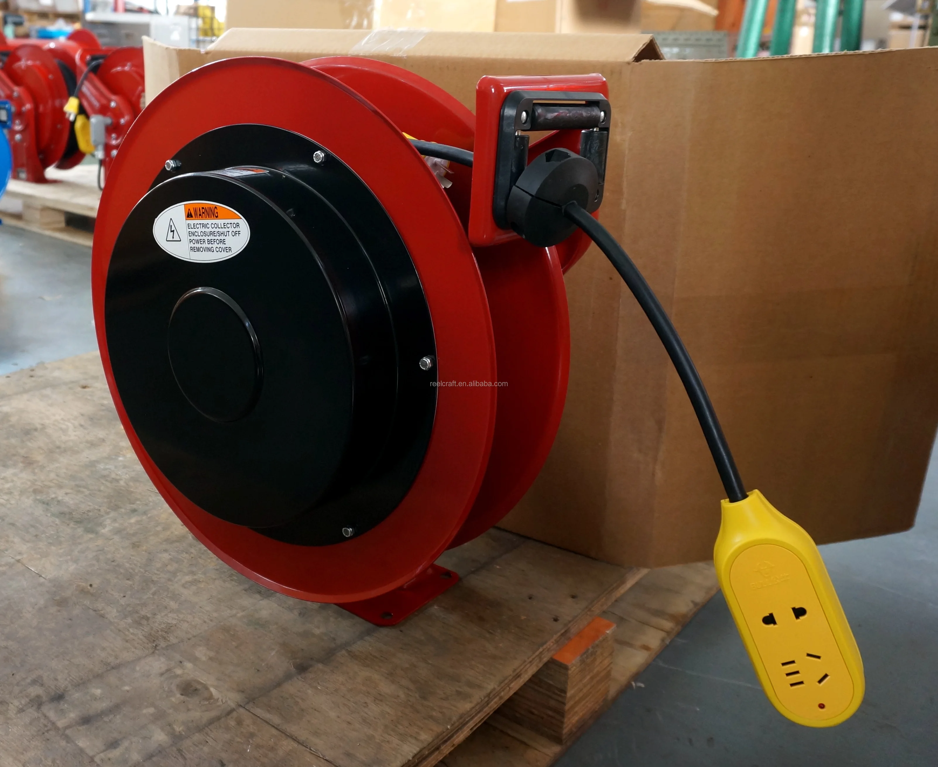 
L70100 Industrial Heavy Duty Metal Cable Reel,30m cable --REELCRAFT --Customized Reel 