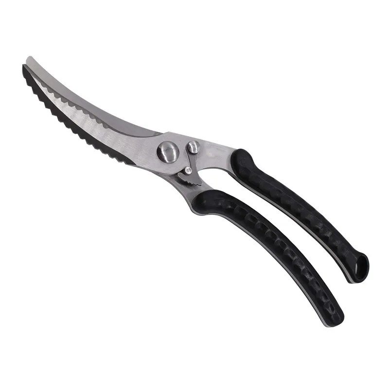 
9.6 inch 3cr14 blade stainless steel kitchen chicken bone scissors poultry scissors with ABS handle 