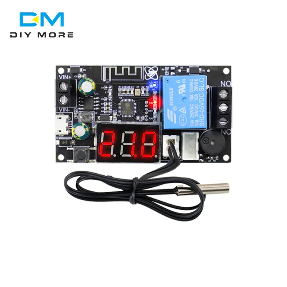 WFTX Remote WIFI Thermostat High Precision Temperature Control Module NTC 10K 0.5M Relay Switch Temperature Controller Module