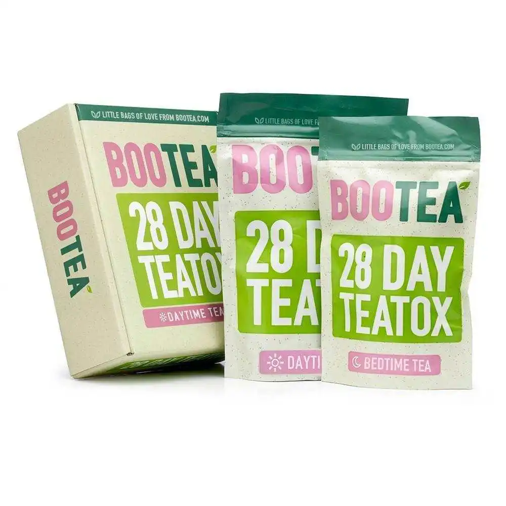 Фирменная торговая марка Bootea, 28 /14/7 дней, чай для дневного и сна teatox, чай для детоксикации, чай для похудения