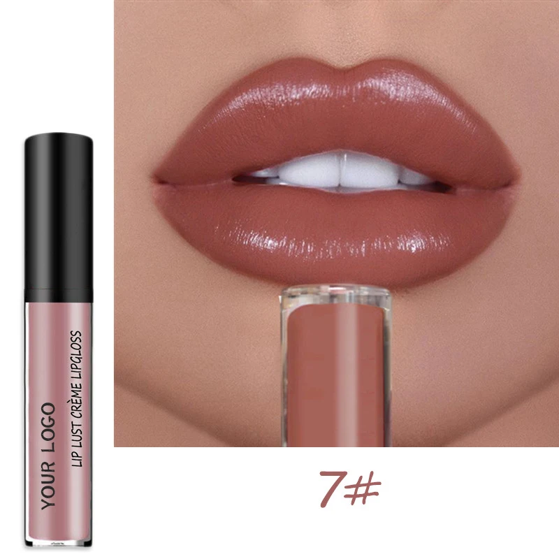 Private Label Matte Nude Lipstick Long Lasting Lip Gloss For Women