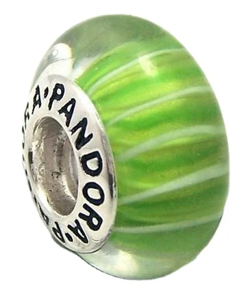 
925 Sterling Silver Charms Crystal Lampwork & Glass Blue Zh123 Aigs AF Zh 