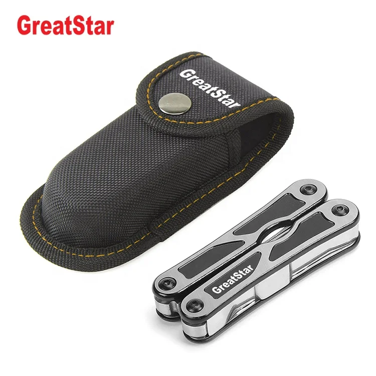 Многофункциональные складные карманные плоскогубцы Greatstar 15 в 1 Многофункциональный инструмент из нержавеющей стали комбинированные многофункциональные