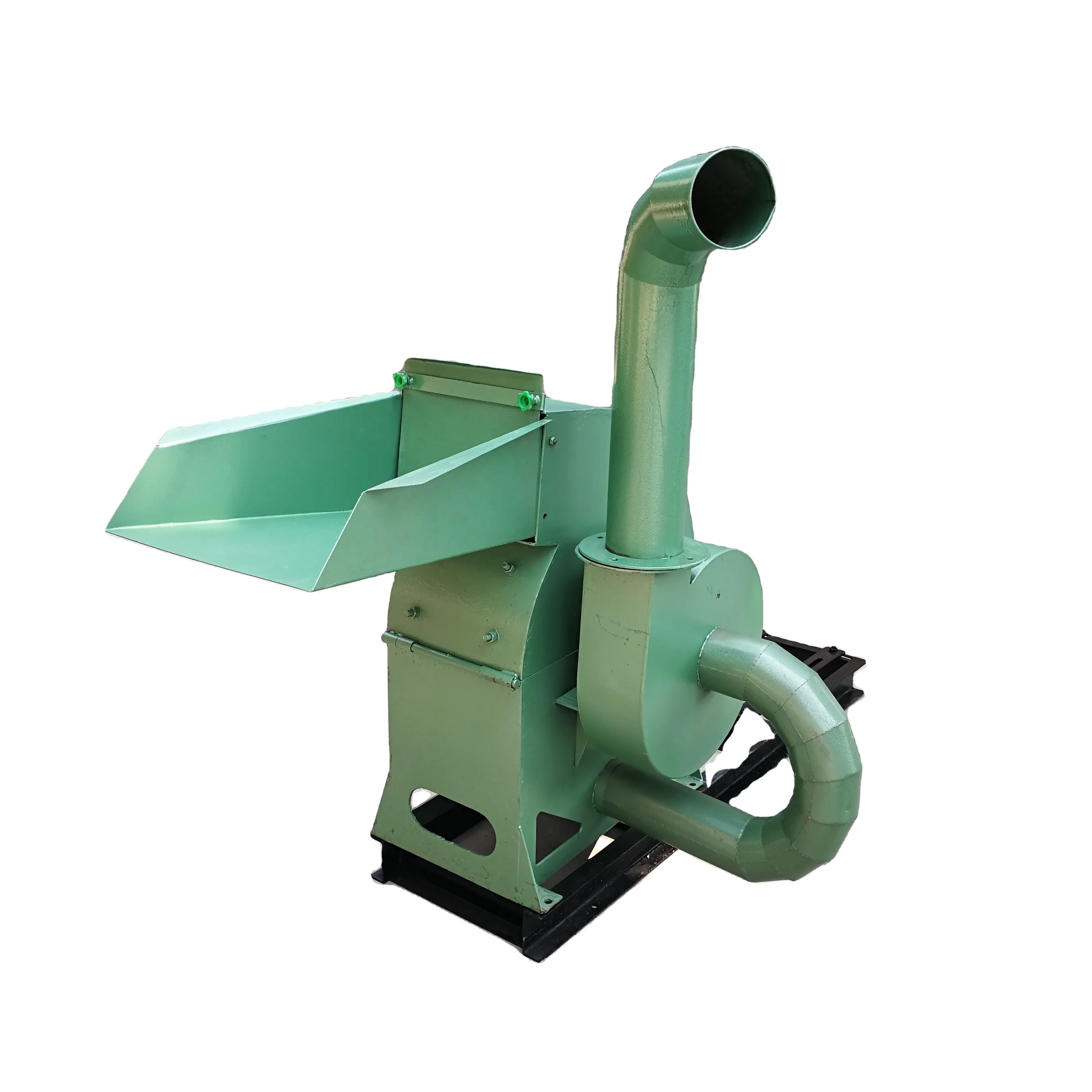 24 Blades Grass And Straw Grinder Animal Feed Crusher Machine Corn Rice Husk Maize Corn Grinding
