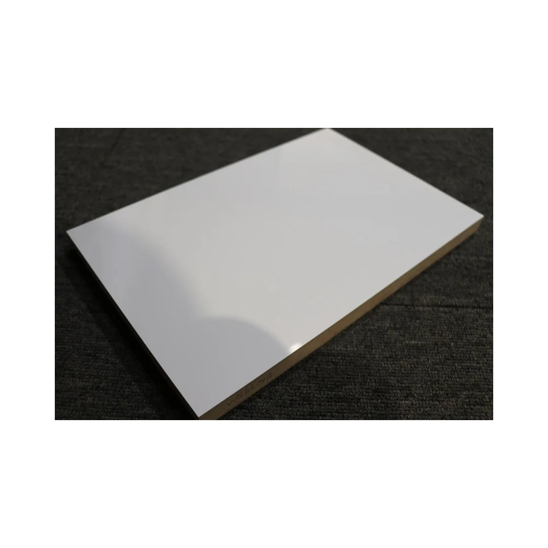 Super Matt PET MDF Board Laminated for Modern Kitchen Cabinets and Office Furniture 18mm High Glossy Solid Color Plastic