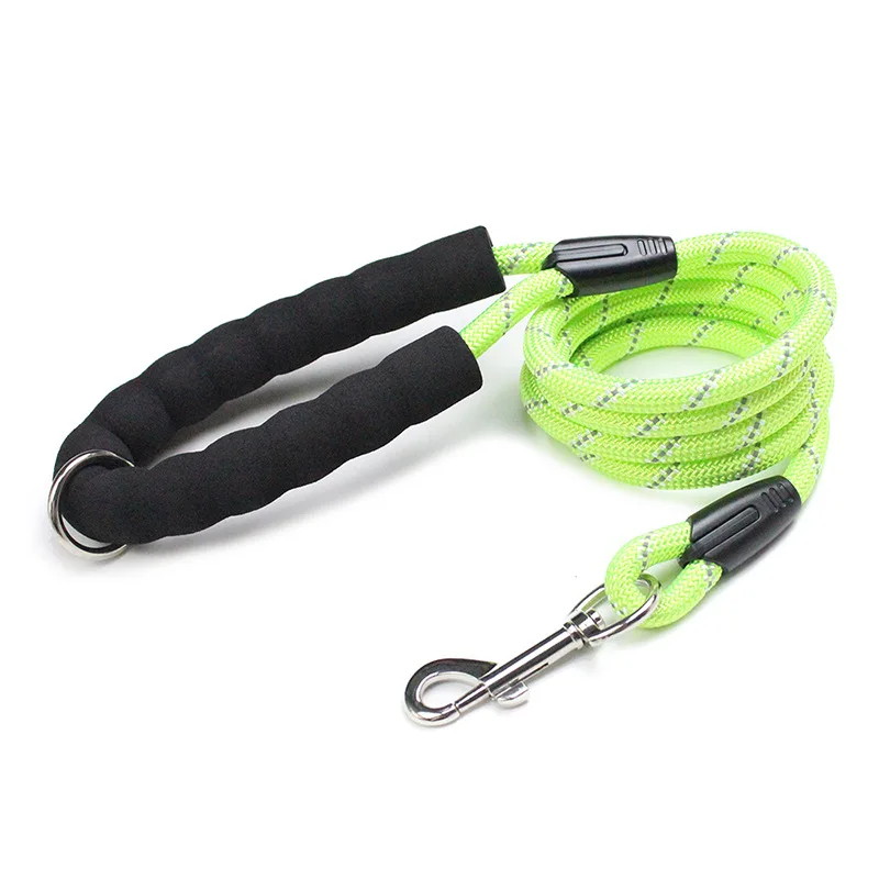 Dog Leash Reflective Round Leash Comfortable Handle Dog Leash Small And Medium-Sized