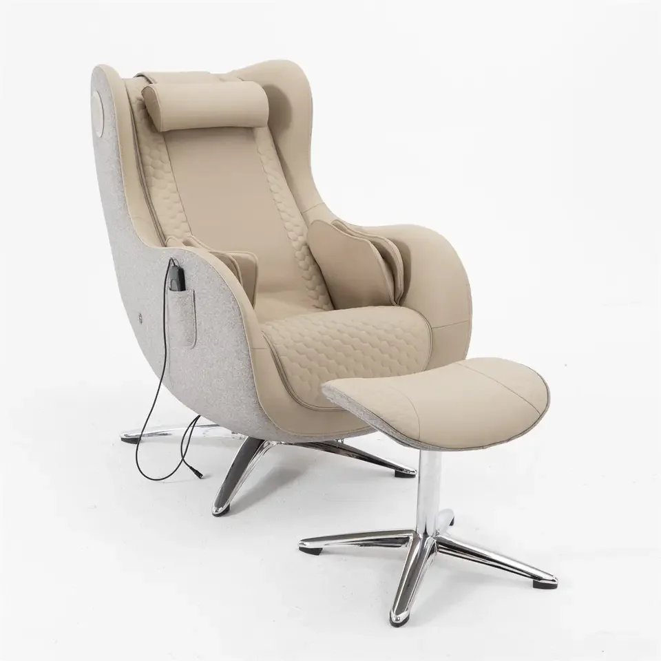 2023 Trendy design modern leather single sofa sitting room furniture living room sofa 3D simulation manipulator massage chair