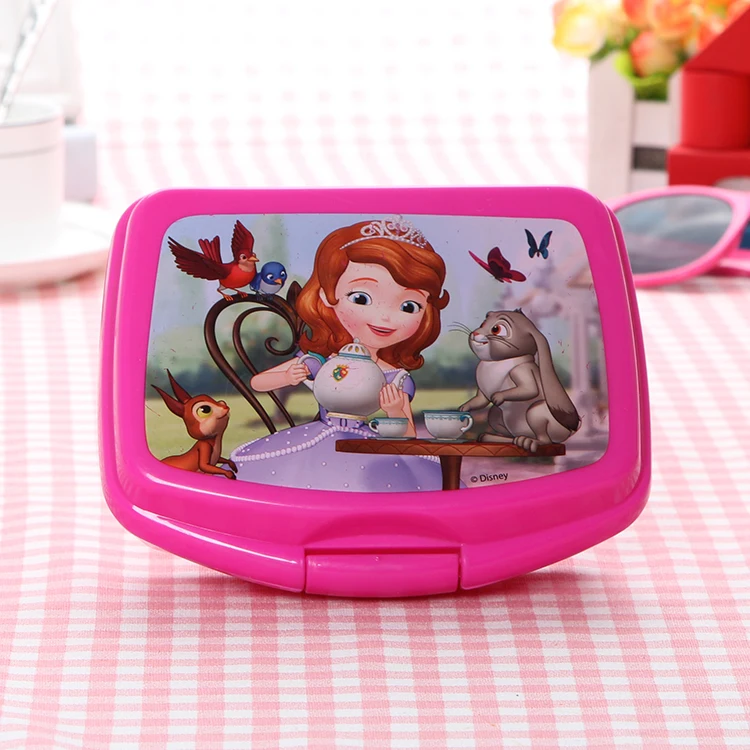 Cheap school children plastic storage food container sandwich lunch box kids
