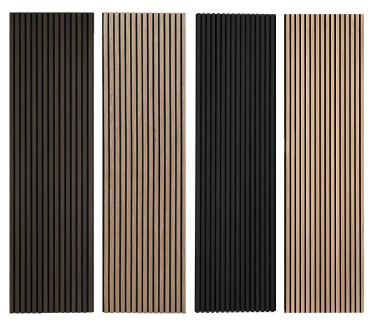 acoustic panel studio groove wall decals mount ceiling sheet hexagon pet acoustic panel natural oak cladding soundproof material