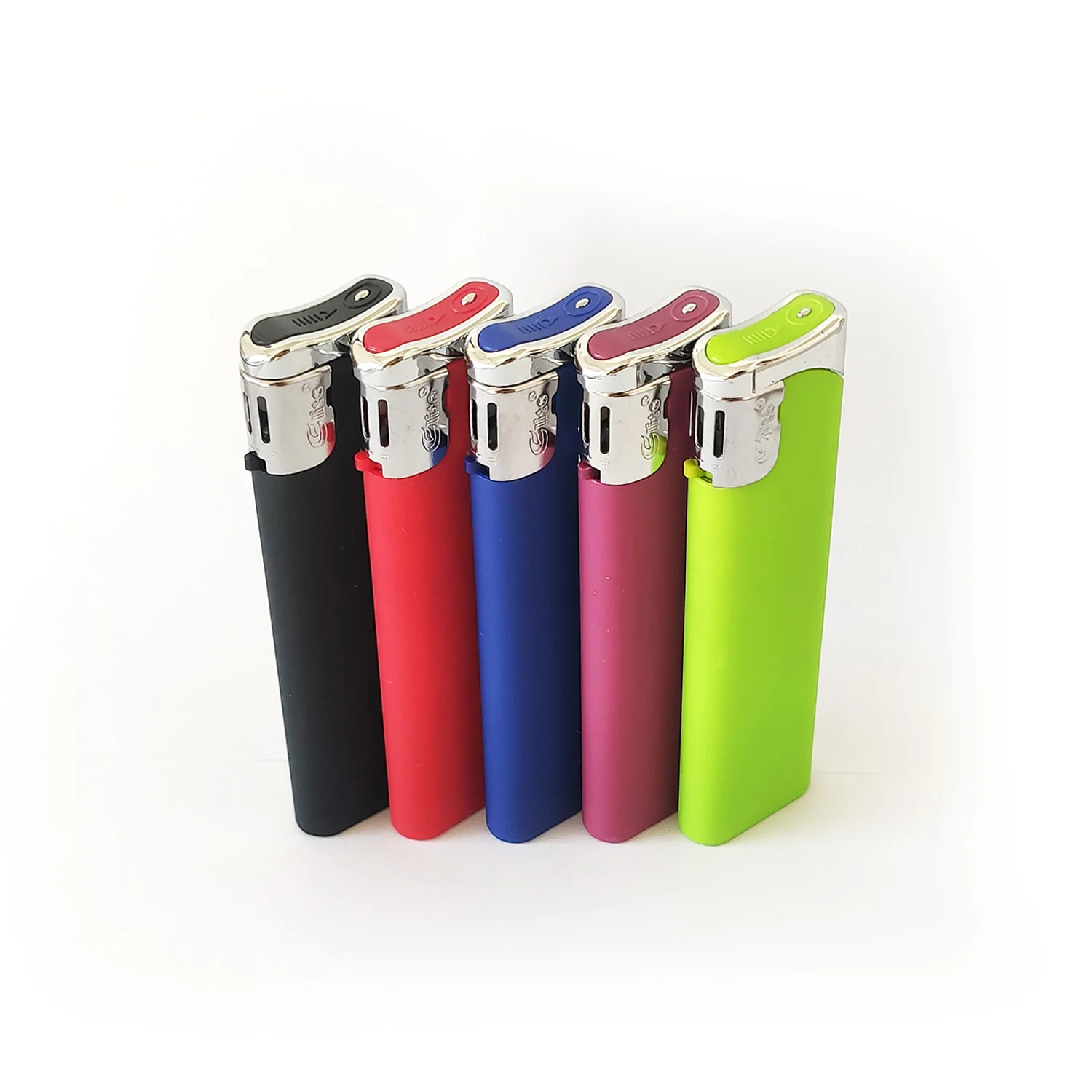 Best Quality Flat Electronic Refillable Gas Lighter Flint
