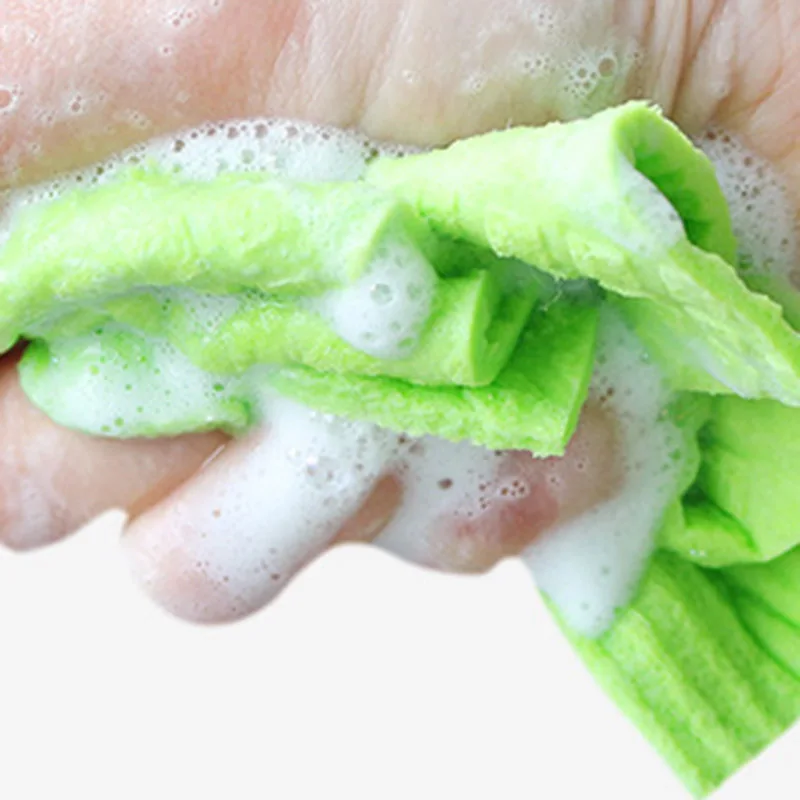 Swedish Kitchen Reusable Cellulose Cotton Sponge Dish Cloth Biodegradable Absorbent Oil Towel Paper Towel Dishcloth