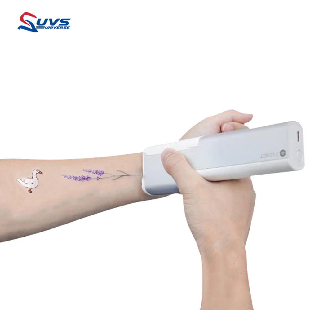 UVS Mini handheld portable pen color mobile print box multifunctional printer family DIY food tattoo logo Printer