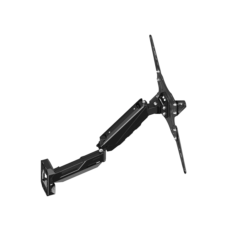 MA02-06W Single Heavy Duty Monitor Wall Mount Full Motion Monitor Arm, Wall Mounted Monitor Stand Support
