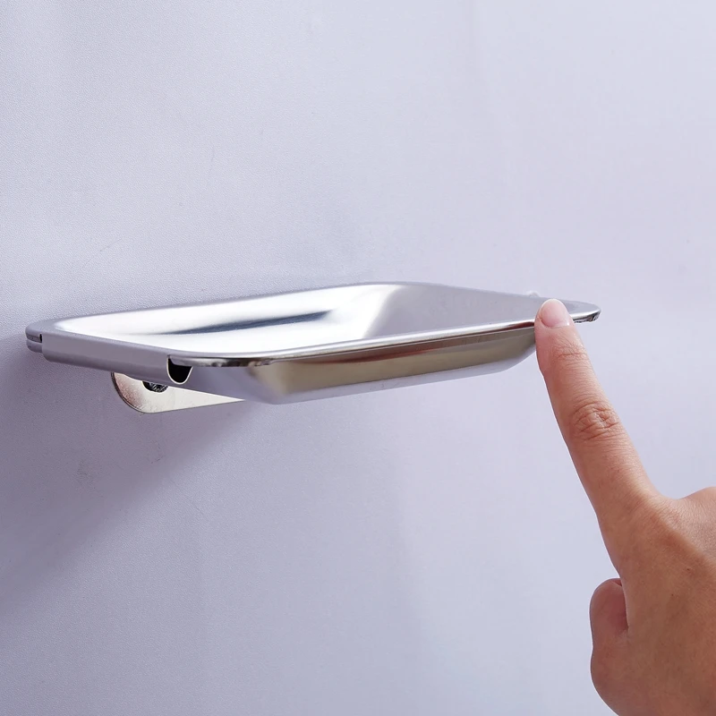 2022 Hot Sale Luxury Wall Mount Hanging Shower Bathroom Unique Soap Dish Holder Tray Soap shelf Soap Dish