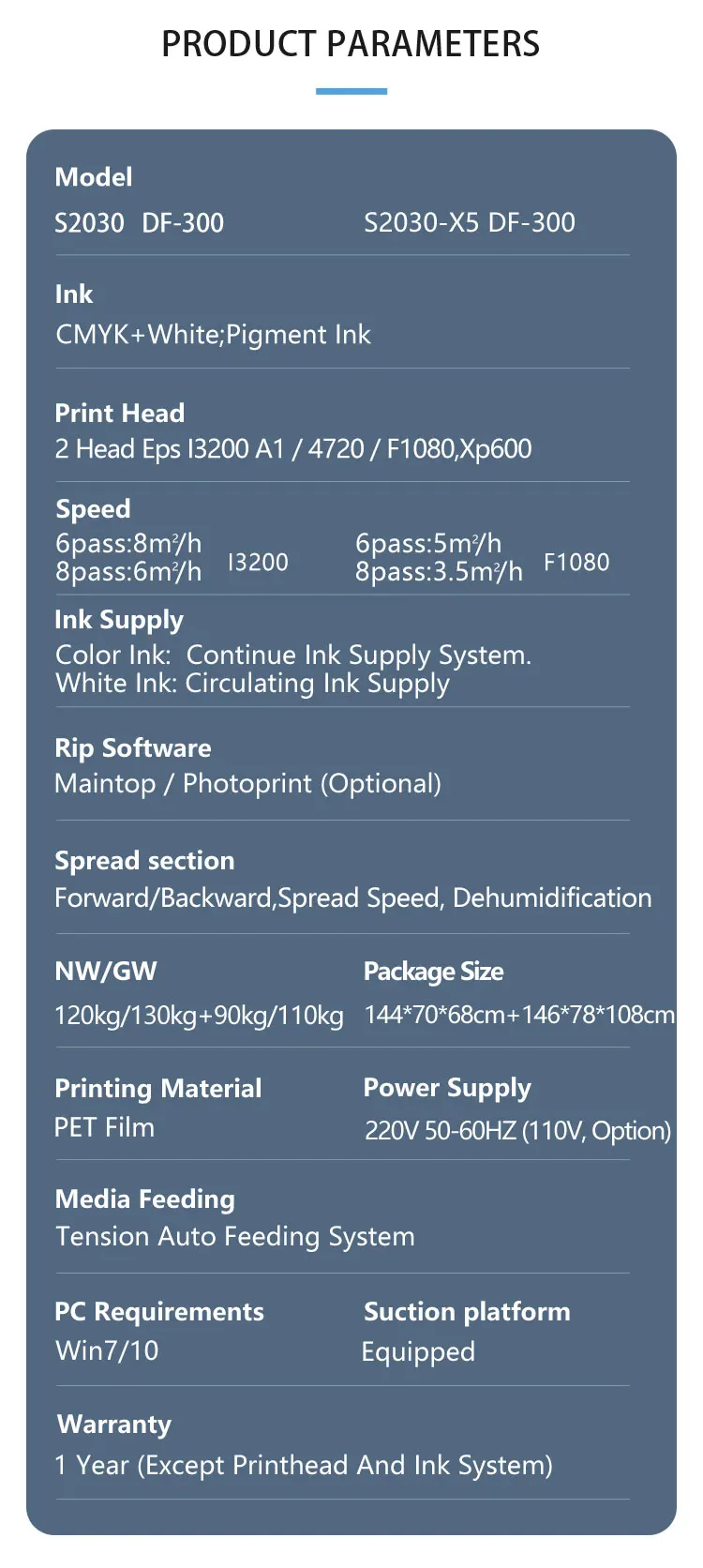 AUDLEY A3 30cm DTF Digital Printer with Dual Printhead Xp600  I3200 Pet Transfer Film Powder Shaking Dryer Digital Printing