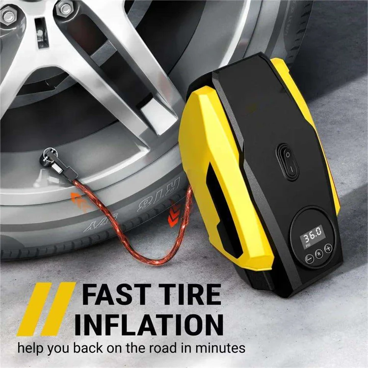 Wholesale Car Electric Pump Wireless Handheld Inflation Car Tyre Air Pump Compressor Mini Portable Air Pump For Car Tires