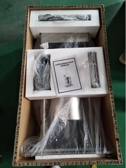 10L 15L 25L 30l electric automatic sausage meat stuffer machine with stuffing 4 S.S tubes free spare parts