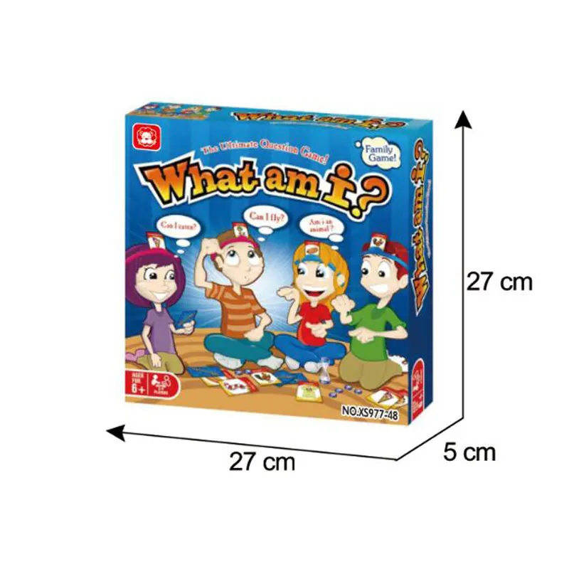 Creative memory training ultimate question card board game guess what am i for 6+ kids