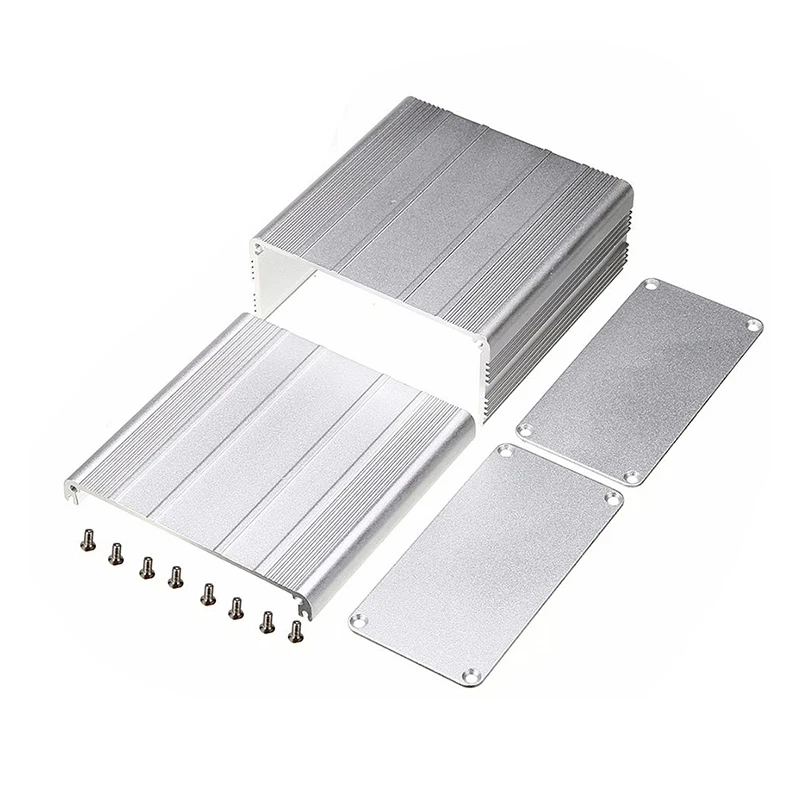 Electronic Enclosure DIY Circuit Board Project Protective Box Aluminum Power Amplifier Case