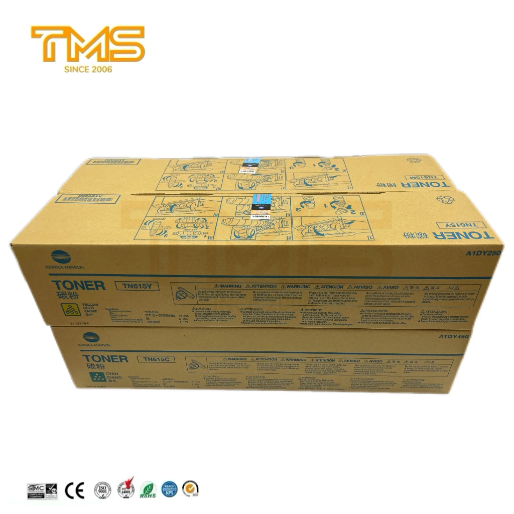 TN615 Original  Konica Minolta Toner  Cartridge TN615 C8000 C7000 C6000 C6500 Toner original A1DY230 A1DY430 A1DY450