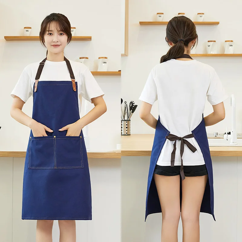 Promotion Apron Canvas Material and Work Apron Product Kitchen Chef Aprons
