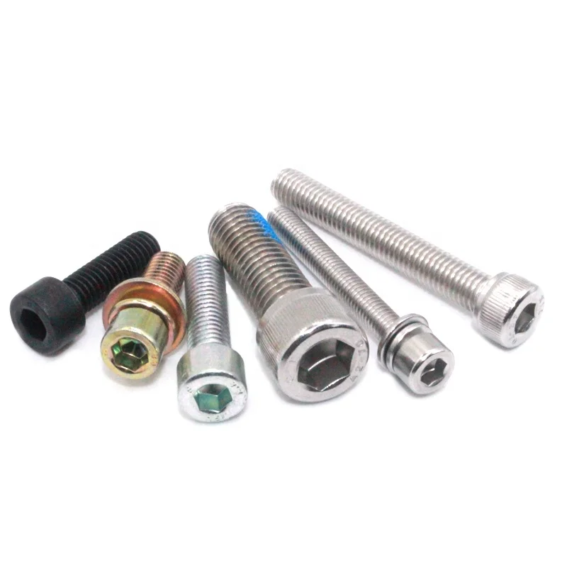 Fine thread m3*6 m6 din912 zinc plated internal hex hexagonal socket head hd cap screw m12x1.5 allen type screws 5mm