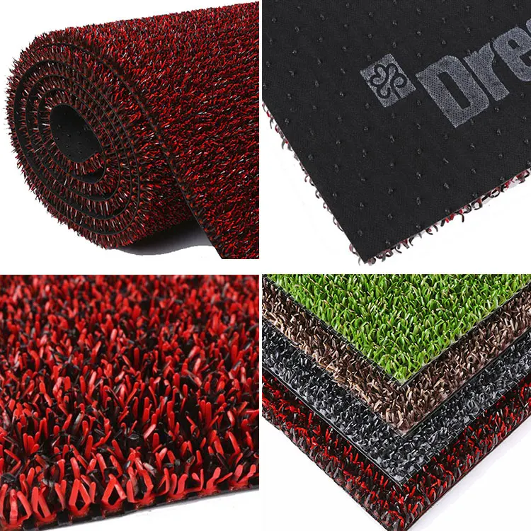 Eco-friendly anti-slip home balcony artificial plastic grass mat , door mat plastic grass