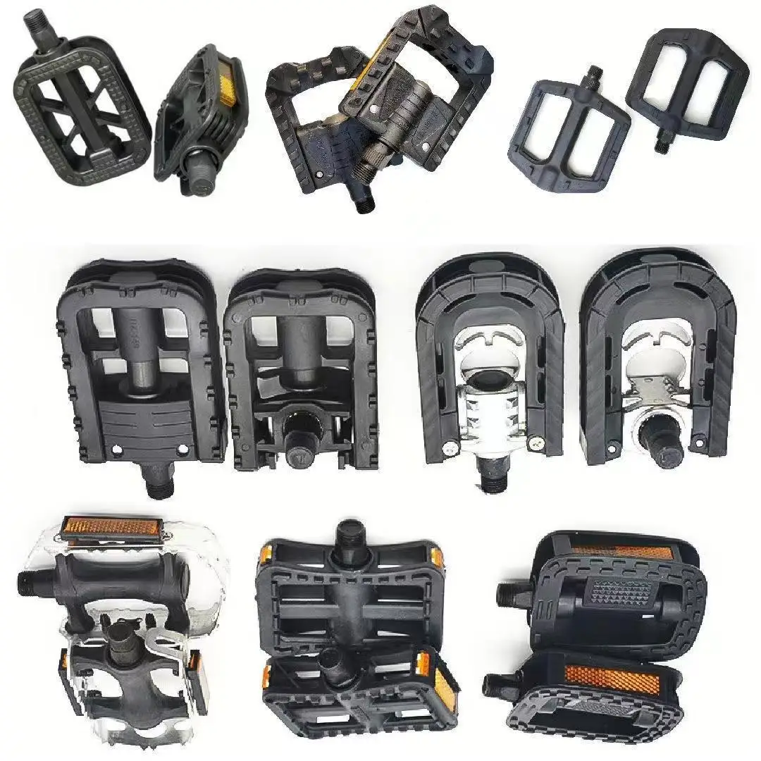 Xiaoaming16 Sealed Bearing bicycle metal pedals Mountain Bike Pedals MTB Sealed 4 Bearing  Anti Slip Nylon Bicycle Pedals