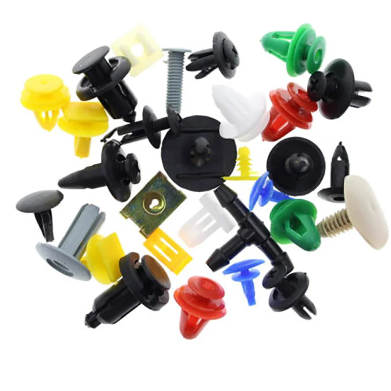 Разнообразные автомобильные крепежные зажимы для бампера автомобиля, фиксаторы, заклепки, панели дверей, брызговик, универсальные, подходят для всех автомобилей