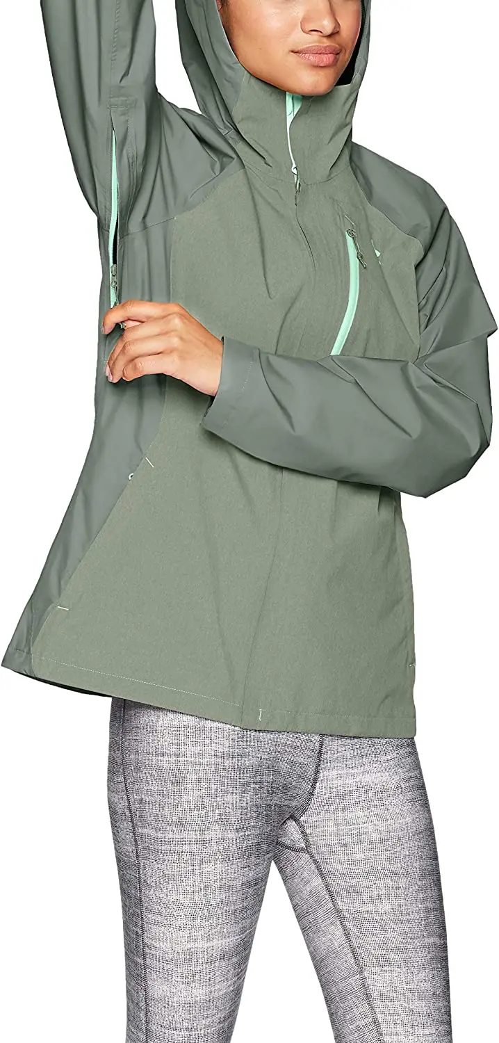 Famous brand water repellent hiking jacket women customize rain jacket for outdoor sport