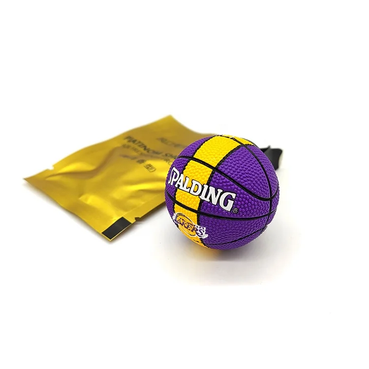 Auto Accessoires Personalized Rubber Lakers Mixed Batch Souvenirs 3D Ball Plastic NBA Basketball Car Air Freshener