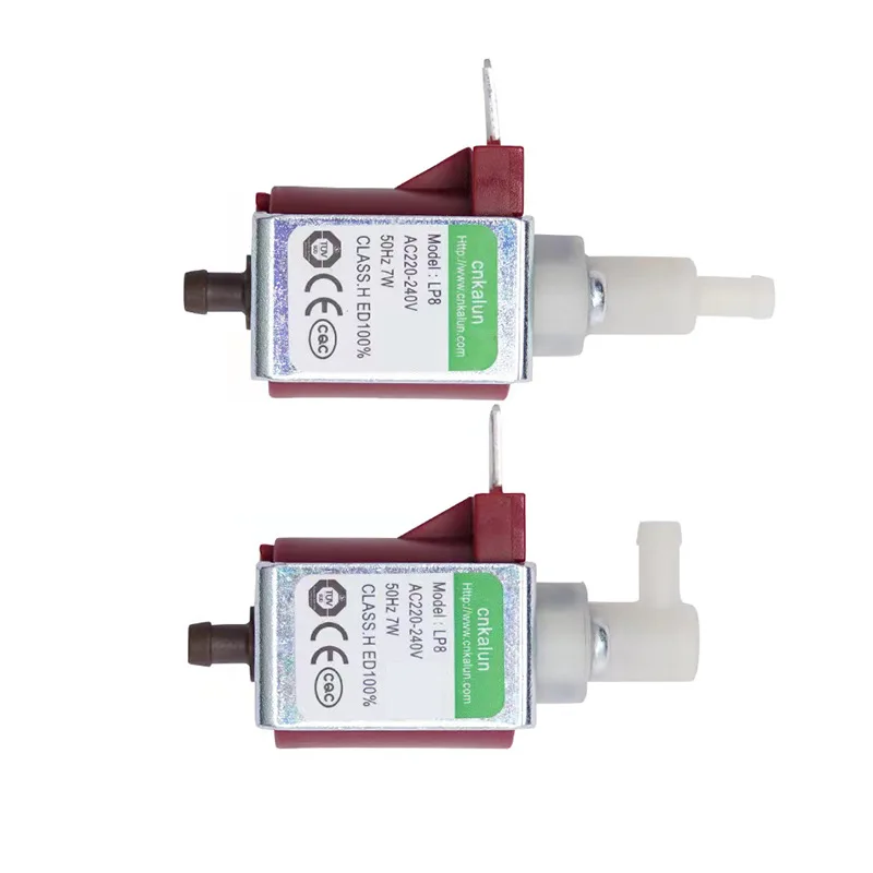 CNKALUN LP8 220V 230V 240V Low Noise Magnetic Pump Micro Solenoid Pump for Steam Mop Steam Cleaner