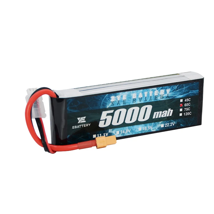 Remote Control 30C 100C 14.8V 4S Rc Batteries 6S Li Ion Polymer Battery Pack 2S 7.4V 6000Mah 5000Mah Lipo Battery 3S 11.1V