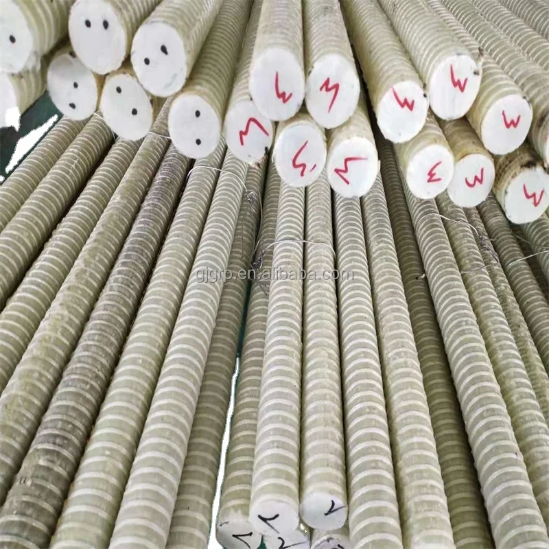 solid fiberglass plastic rebar high strength frp composite bar instead of steel rebar
