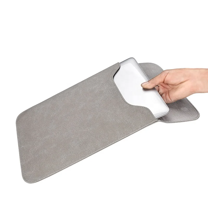 
11.6 13 14 15 inch universal leather laptop tablet carrying case 