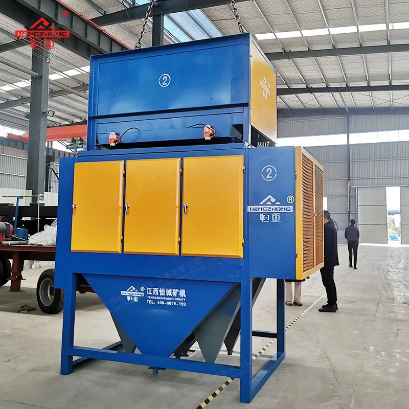 Zircon processing plant Electric Separator 4 Rollers Electrostatic Separator For Tin Mining