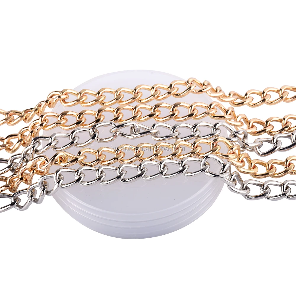 Good Quality Links Aluminium Chains For Shoe Decoration