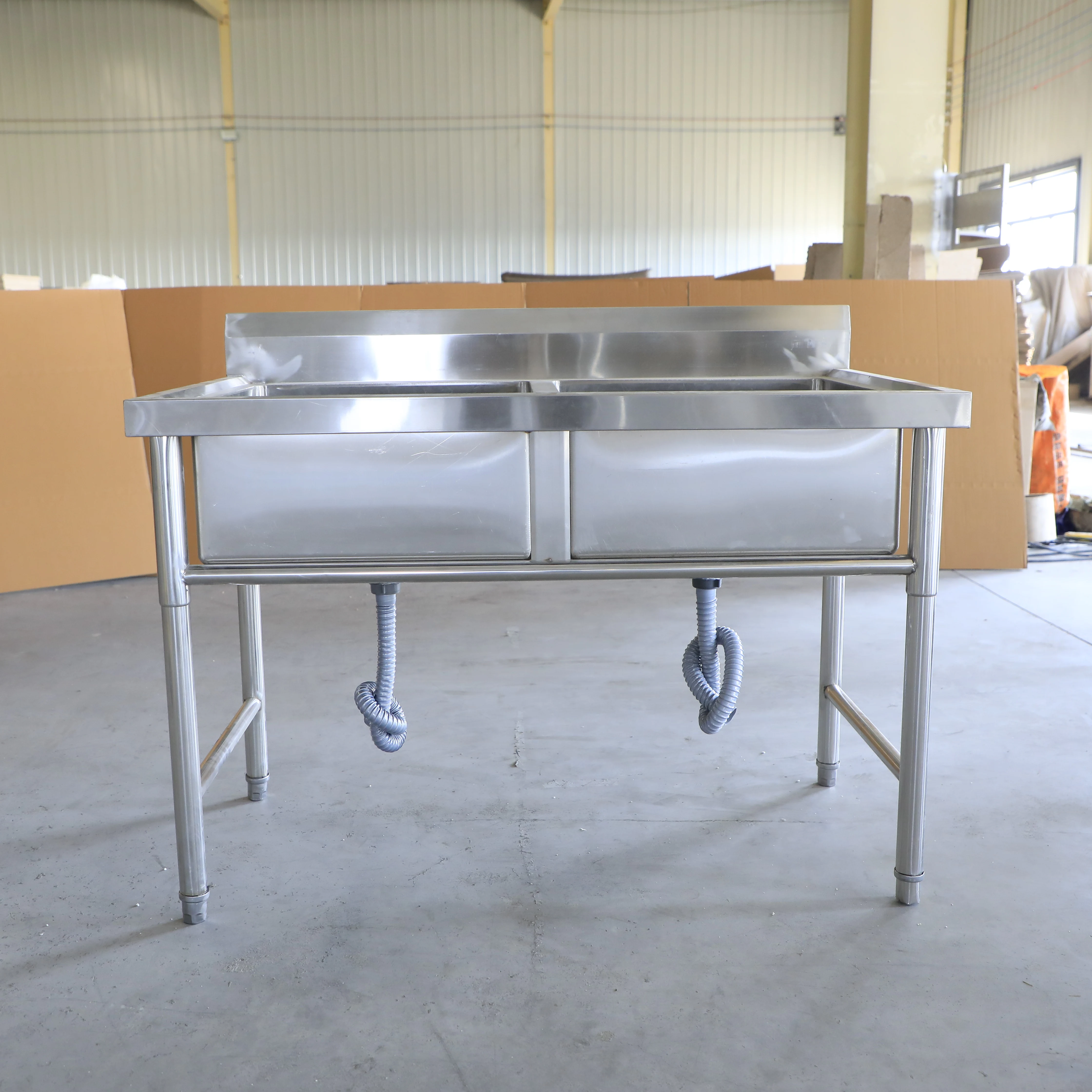 Уличная раковина, раковина с двойной чашей, кухонная раковина с двойной чашей, кухонная раковина с сушилкой