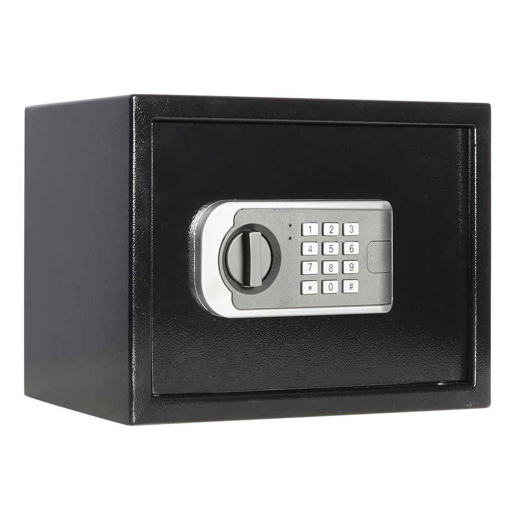 Роскошный сверхпрочный стальной полностью сваренный 20 л серый электронный цифровой домашний скрытый Сейф