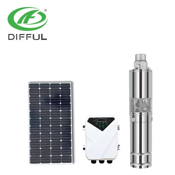 mini series screw water pump complete solar submersible pump