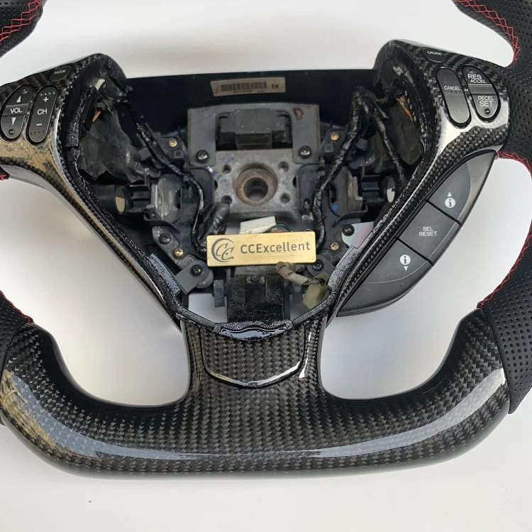 CCexcellent Real carbon fiber steering wheel For Acura ILX TL High Quality Custom Design